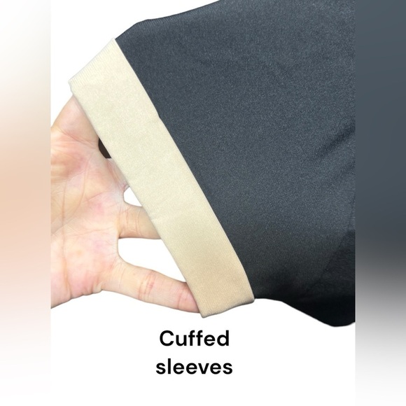 Vince Camuto Women’s Casual Geometrical Printed Color Block Cuff Sleeve Dress 10 - Picture 10 of 16